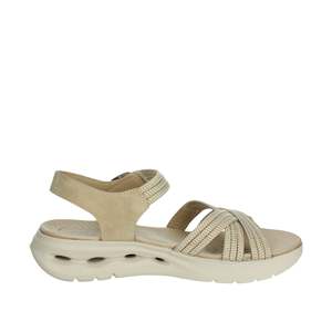 Amarpies Sandalia Baja para Mujer Beige ABZ28656 Zapatos Planos de Verano - Product Image 4