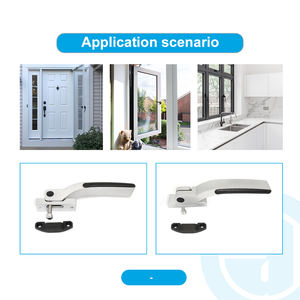 Poignée de verrouillage de fenêtre de porte en aluminium à point unique en alliage de zinc Manija de ventana pour veuve en aluminium pvc - Product Image 4