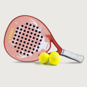 Raqueta de Pádel Profesional de Fibra de Carbono con Diamante, Ligera y Portátil, Nueva Llegada de FCT, Fabricación OEM y ODM, Venta al por Mayor, Edición Limitada - Product Image 4