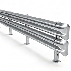 Barrera Vial de Doble Viga con Recubrimiento en Polvo, Acero Q235, Poste Z, Longitud Personalizada 4320mm, EN 1317 N2, Fábrica China, Proveedor Principal - Product Image 1