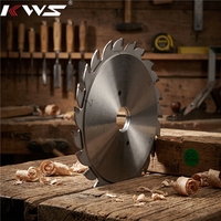 Lame de sciage KWS PCD enregistrable pour la découpe de panneaux, outil de coupe du bois