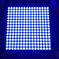 Afficheur LED numérique d'intérieur à matrice de points 12x12, cathode commune, 3 mm, grand format carré Houkem-31616-AB