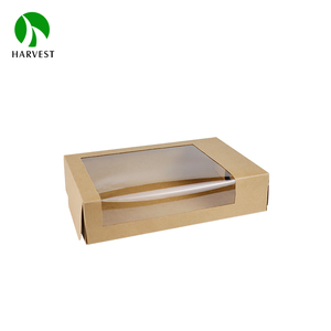 Caja de Cartón Rectangular Desechable Ecológica con Ventana Antivaho de PE <span class=keywords><strong>para</strong></span> Productos del Hogar - Product Image 2