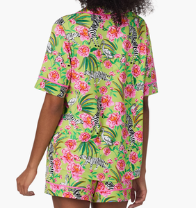 Pijamas de Verano <span class=keywords><strong>para</strong></span> <span class=keywords><strong>Mujer</strong></span>, Conjunto de Pijama de Tela Suave, Precio Económico, <span class=keywords><strong>Ropa</strong></span> Casual, Conjunto de Pantalones Cortos <span class=keywords><strong>y</strong></span> Camiseta, <span class=keywords><strong>Ropa</strong></span> de Dormir de Secado Rápido - Product Image 4
