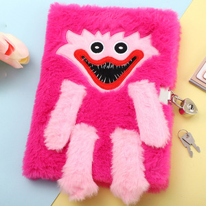 Blague de dessin animé avec un cadeau de cahier de main en peluche verrouillé cadeau de Noël Halloween - Product Image 2