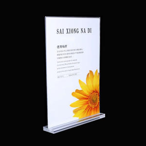 เปล่าคริลิคจัดงานแต่งงานป้ายต้อนรับ A4/A5/A6สองด้านโปสเตอร์โฆษณาอะคริลิผู้ถือนามบัตรเมนูร้านอาหาร - Product Image 2