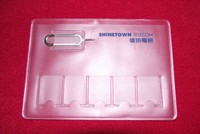 Étui personnalisé en PVC pour carte Micro SD et support de carte SIM avec aiguille