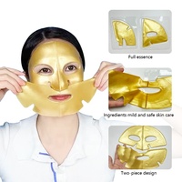 Masque Visage Hydrogel Coréen en Gros au Collagène, Rétinol, Acide Hyaluronique, Vitamine C, Curcuma et Or 24K – Lot de Deux Pièces OEM