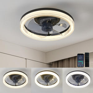 Ventilateur de plafond avec lampe certifié Zhongshan Lighting, moderne et simple, 110v, intensité réglable pour salle à manger - Product Image 1