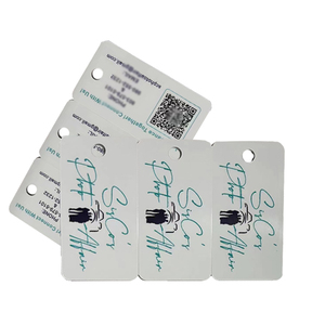 Trung Quốc Nhà sản xuất tùy chỉnh thiết kế mã vạch Ba PVC Combo thẻ <span class=keywords><strong>3</strong></span>-up tag chìa khóa cho thành viên VIP lòng trung thành thẻ - Product Image 3