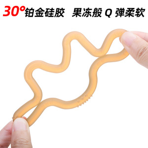 Jouet de dentition pour bébé en forme d'étoile, en silicone, de 0 à 24 mois, de qualité alimentaire, à mâcher pour les nourrissons - Product Image 5