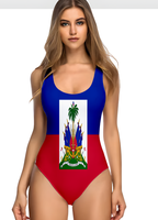 Maillots de bain pour femmes avec drapeau d'Haïti, amincissants, avec soutien de la taille, pour la piscine, les croisières et les vacances