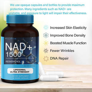 Fourniture d'usine en gros de marque privée OEM Nad + Compléments alimentaires Compléments alimentaires Capsules de NAD - Product Image 2