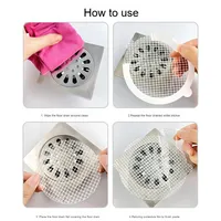 Autocollants de vidange jetables pour cuisine et salle de bain Anti-colmatage filtre à cheveux filet anti-insectes autocollants pour produits ménagers