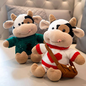 Adorable Peluche Vache, Jouet en Peluche Vache du Zodiaque Chinois, Poupée en Tissu, Cadeau du Nouvel An, Cadeau d'Anniversaire pour Fille, Jouet Promotionnel - Product Image 3