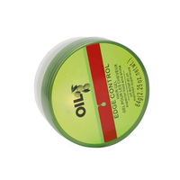 Vente en gros Marque privée 4c Contrôle des bords Huile d'olive Coiffure Tresse Gel Cire Pommade à tenue forte