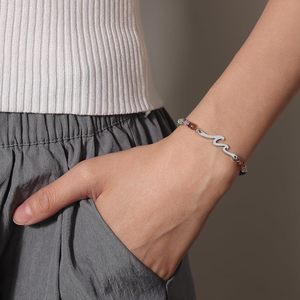 TONY SANDY Bracelet d'amitié pour femme, motif vague unique, idéal pour <span class=keywords><strong>anniversaire</strong></span> et Noël - Cadeau pour sœur, meilleure amie, ou pour les petits cadeaux de Noël - Product Image 5