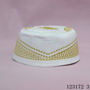 Nouveau Style Prière Exquis Fil D'or Pleine Broderie Kufi Chapeau Turc Musulman Chapeau pour Hommes - Product Image 6