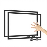 Cadre tactile infrarouge Yngtouch 40 points de contact, 50 pouces, écran tactile IR multipoint, affichage industriel