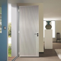 Porte intérieure moderne minimaliste en bois composite massif, insonorisée, écologique, peinte, pour chambre, autres portes