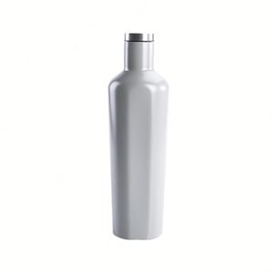 Bouteille isotherme en acier inoxydable 304 avec couvercle à bouton et logo personnalisé, ensemble cadeau d'entreprise, promotion, bouteille d'eau de sport isolée - Product Image 2