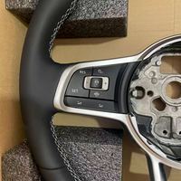 Volant Sport R-Line pour la série VW, recouvert de cuir premium avec commandes de vitesse adaptatives ACC et palettes de changement de vitesse.