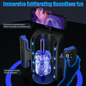 Masturbatore Telescopico Super Automatico con Supporto per Telefono, Macchina Elettrica Tascabile per Uomo - Product Image 2