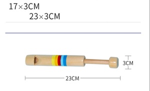 Flauta de Madera Extraíble para Niños, Juguete Musical Educativo, Instrumento de Viento, Flautín de Madera, Ecológico y Hecho a Mano - Product Image 5