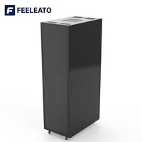 Rak Server 42U Free Standing 19" dari Baja SPCC untuk Peralatan Pusat Data 600x1200mm Tersedia