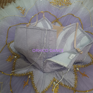 Bastante profesional de alta calidad 9-12 capas tamaño niños niñas <span class=keywords><strong>mujeres</strong></span> adultos rendimiento desgaste púrpura Ballet tutú - Product Image 4