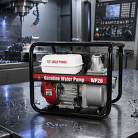 Pompe à eau à jet à moteur essence haute performance de 3 pouces et 7 CV avec une capacité de débit élevée