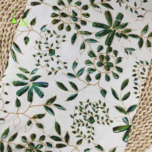 美しいヴィンテージ花柄ツイルシルク生地純粋な桑シルク女の子用ドレスウェディングパジャマ衣装 - Product Image 2