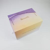 Boîte cadeau de luxe personnalisée avec couvercle et base rigides, emballage élégant en papier avec impression CMYK pour les cadeaux d'anniversaire et de fêtes