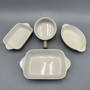 定制厨房烤盘不粘方形烘焙配件板陶瓷烤盘烤箱烤盘