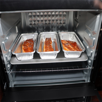 Contenants en aluminium PET personnalisables de qualité alimentaire, résistants au four, pour mini-gâteaux rectangulaires, cupcakes, tartes et pains – Vente chaude