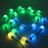 Lumière LED à pixels adressables ronde de 35 mm, 1,44 W, IP67, étanche, programmable, guirlande lumineuse à pixels LED pour l'éclairage des bâtiments
