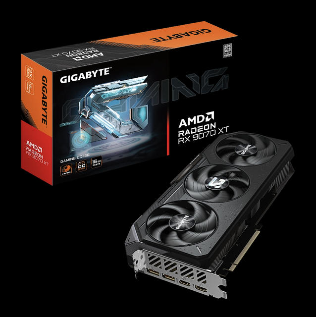 RX9070XT 16GB DDR Desktop Gaming GPU 6GB DDR Video PCI Express Fan 256 Bit New for Workstation for 1852MHz DP