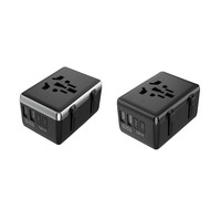 Chargeur mural universel USB Type-C international, charge ultra-rapide QC3.0/PD, prise en charge de la protection contre les surcharges, nouvel adaptateur de voyage