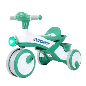 Children's Tricycle Pedal Bike Color Mix Plastic Rubber Wheels 2 To 4 Years Kids Ride On Toy With Music - Product Image 4