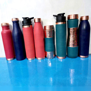 Premium Quality Pure Copper Eco-Friendly Classic Style Bottle for Unisex Use Applicable Inspired Traditional Wellness Healthy - Product Image 1