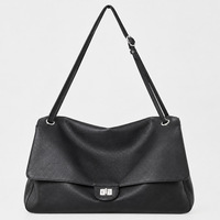 Nouveau sac à main en cuir de vachette pleine fleur de luxe léger, sac à bandoulière rétro tendance, grande capacité, sac décontracté à porter sous le bras, logo personnalisé