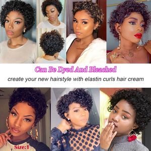 <span class=keywords><strong>Perruque</strong></span> Bob Courte Bouclée Économique <span class=keywords><strong>13x4</strong></span>, Cheveux Vierge Brésiliens Afro Frisés HD Transparent Lace Front de 8-14 Pouces, Closure <span class=keywords><strong>4x4</strong></span> - Product Image 5