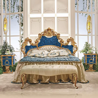 Cabecero de Cama de Lujo en Verde Malaquita con Hojas de Oro Esmeralda Talladas, Estilo Barroco Real, Diseño Personalizado y Tapizado de Alta Gama
