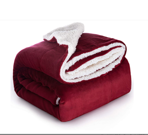 Chăn nỉ Sherpa siêu mềm mại, tùy chỉnh, sang trọng, ấm áp, chất liệu vải cao cấp dành cho mùa đông - Product Image 2