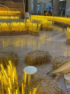 Luce LED a forma di <span class=keywords><strong>spiga</strong></span> di grano, <span class=keywords><strong>orzo</strong></span> e riso per esterni, ideale per Festival della Luce, Parchi, Piazze, Centri Commerciali, Aiuole e Decorazioni per Prati - Product Image 5