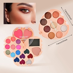 พาเลทอายแชโดว์ขนาดพกพา น่ารัก กะทัดรัด สำหรับใช้แต่งหน้าประจำวัน - Product Image 2