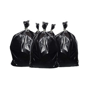 Black Dustbin Biodegradable Heat Seal <b>Bin</b> Line <b>Large</b> Waste Trash 40-45 gallon plastic garbage bag bolsas para la basura al mayor - Product Image 4