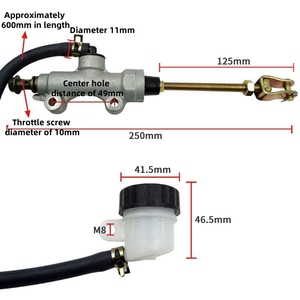 Motorcycle Modification Parts, ATV Brake Pump, Rear Brake Pump, Hydraulic <b>Disc</b> Brake Oil Pump, Brake One-Piece Pump. - Product Image 6
