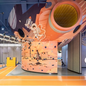 Colorido Equipo de Juego de Escalada para Niños, Pared de Escalada Interior para Niños - Product Image 1