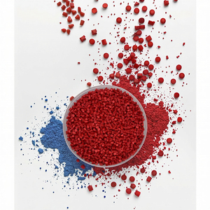 Hạt nhựa tổng hợp màu đỏ 89917 dùng cho ép phun, chất lượng cao, dùng cho nắp ly và chai, nhựa cấp thực phẩm - Product Image 1